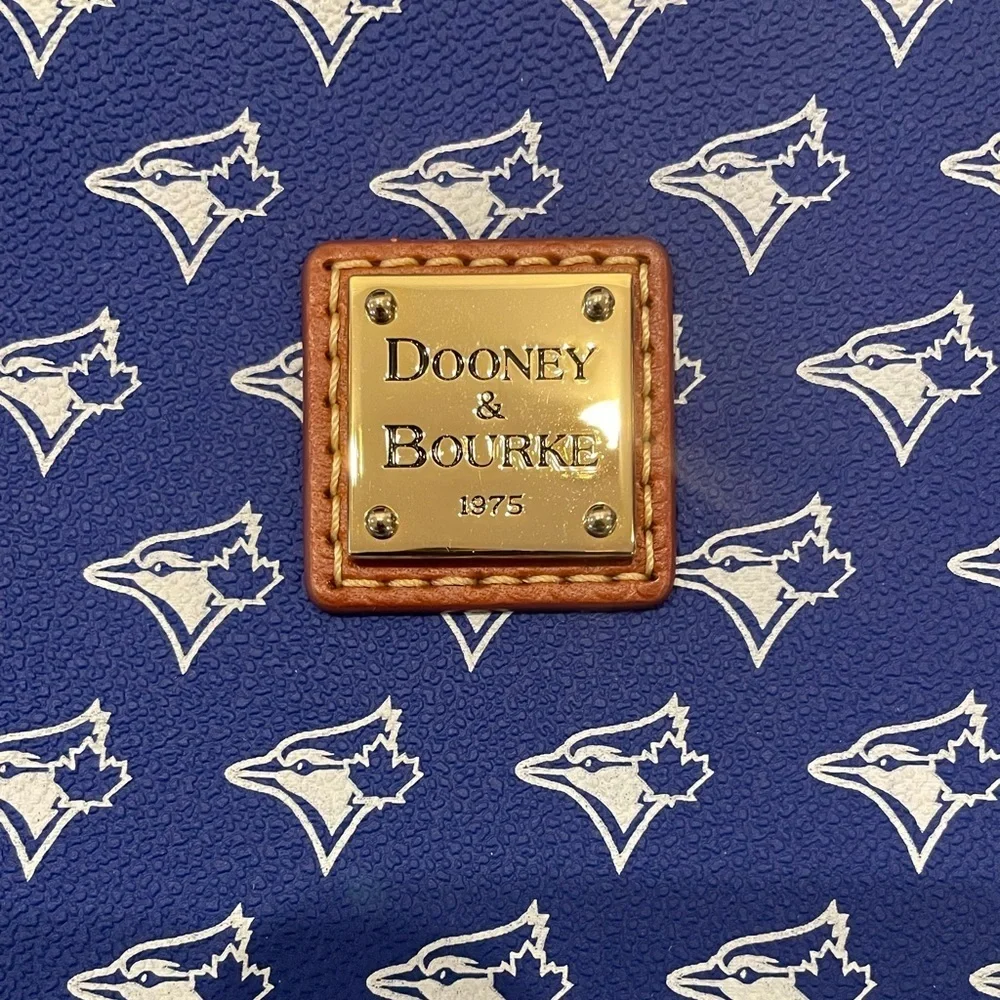 Dooney & Bourke Toronto Blue Jays MLB Baseball Shopper Tote Sports NWT Preppy